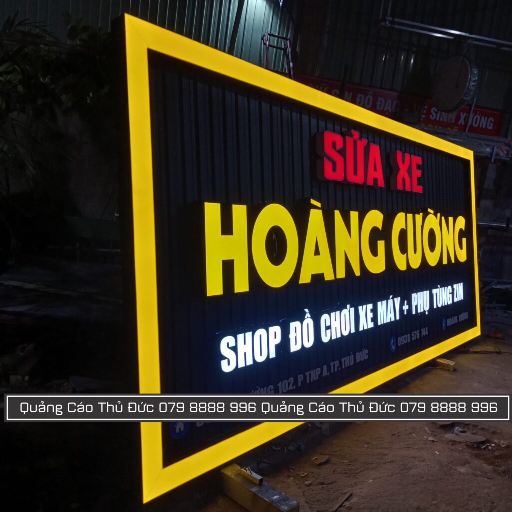Bảng hiệu tôn